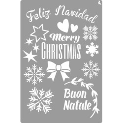 STENCIL ST-29 BUON NATALE LA PAJARITA 090029 UNIDAD