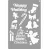 STENCIL ST-31 HAPPY HOLIDAY LA PAJARITA 090031 UNIDAD