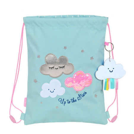 SACO PLANO JUNIOR RECICLABLE GLOWLAB KIDS "NUBE" 612223855 34*26 SAFTA22