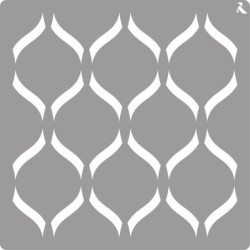 STENCIL LA PAJARITA 04 TEXTURA GEOMÉTRICO 40X40 LA PAJARITA LPA007804 UNIDAD