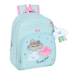 MOCHILA INFANTIL ADAPTABLE RECICLABLE GLOWLAB KIDS "NUBE" 612223609 34*28 SAFTA22