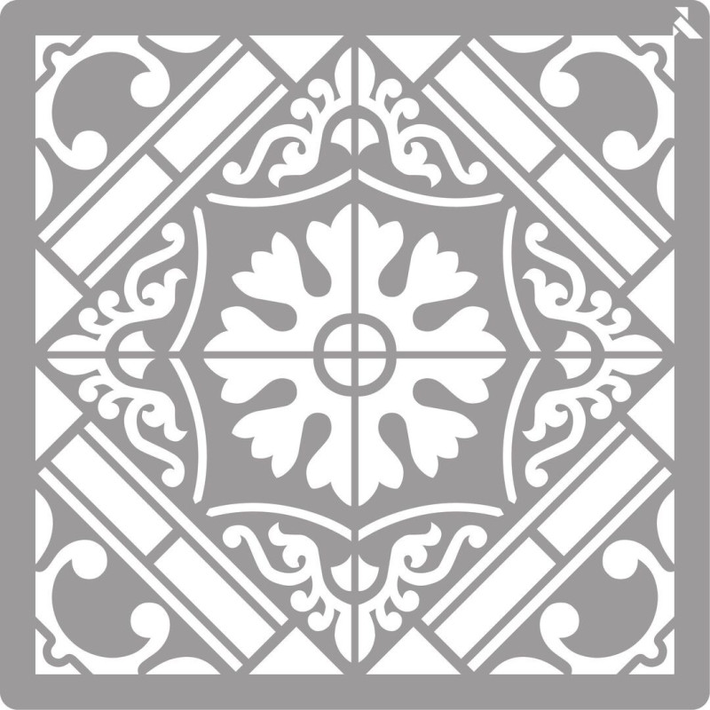 STENCIL LA PAJARITA 05 BALDOSA 40X40 LA PAJARITA LPA007905 UNIDAD