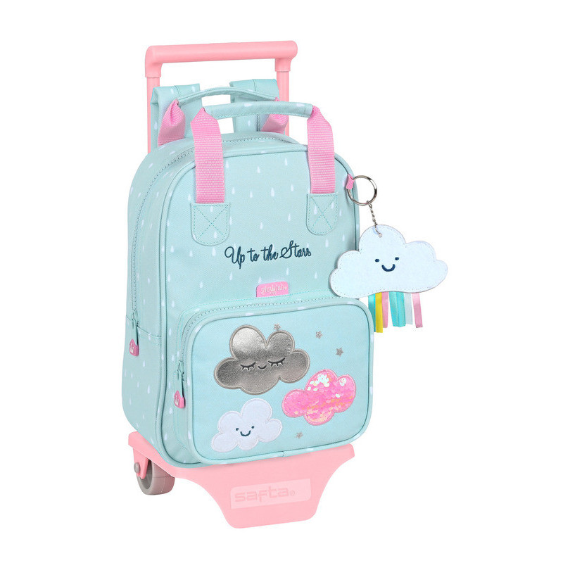 MOCHILA 765+CARRO 805 RECICLABLE GLOWLAB KIDS "NUBE" 612223280 28*20 SAFTA22