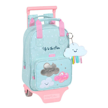 MOCHILA 765+CARRO 805 RECICLABLE GLOWLAB KIDS "NUBE" 612223280 28*20 SAFTA22