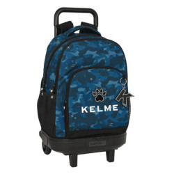 MOCHILA GDE C/RUEDAS COMPACT EXTRAIBLE KELME "BREAK" 612221918 45*33 SAFTA22