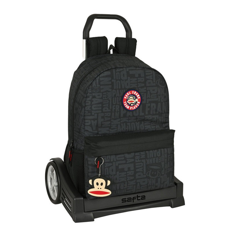 MOCHILA 758+CARRO EVOLUTION PAUL FRANK "TEAM PLAYER" 612219860 46*30 SAFTA22