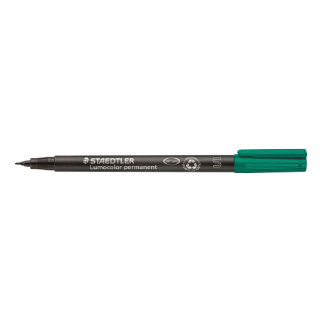 MARCD. PERMANENTE S 0,4MM VERDE LUMOCOLOR 313 STAEDTLER