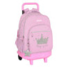 MOCHILA GDE C/RUEDAS COMPACT EXTRAIBLE MOOS "MAGIC GIRLS" 612218918 45*33 SAFTA22