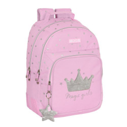 MOCHILA DOBLE ADAPTABLE MOOS "MAGIC GIRLS" 612218773 42*32 SAFTA22