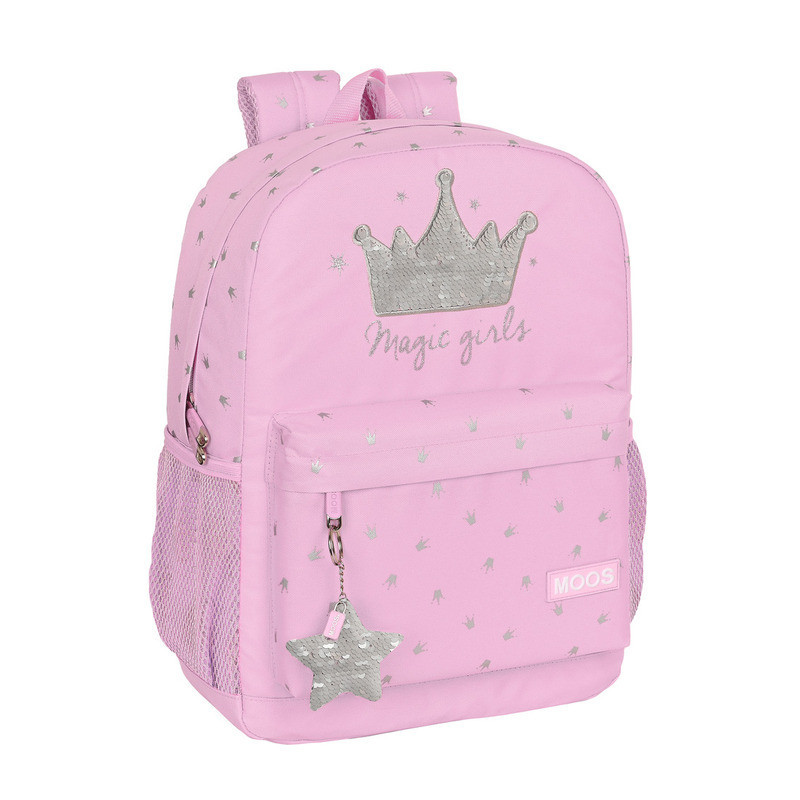MOCHILA PARA PORTATIL 15,6'' MOOS "MAGIC GIRLS" 612218754 43*32 SAFTA22
