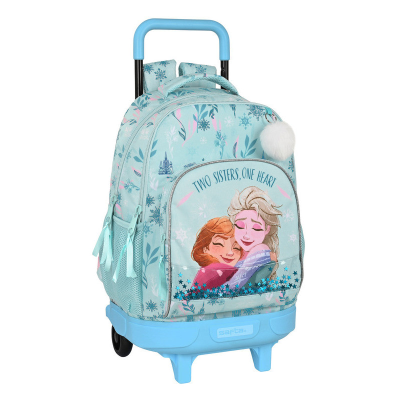 MOCHILA GDE C/RUEDAS COMPACT EXTRAIBLE FROZEN II "ONE HEART" 612215918 45*33 SAFTA22