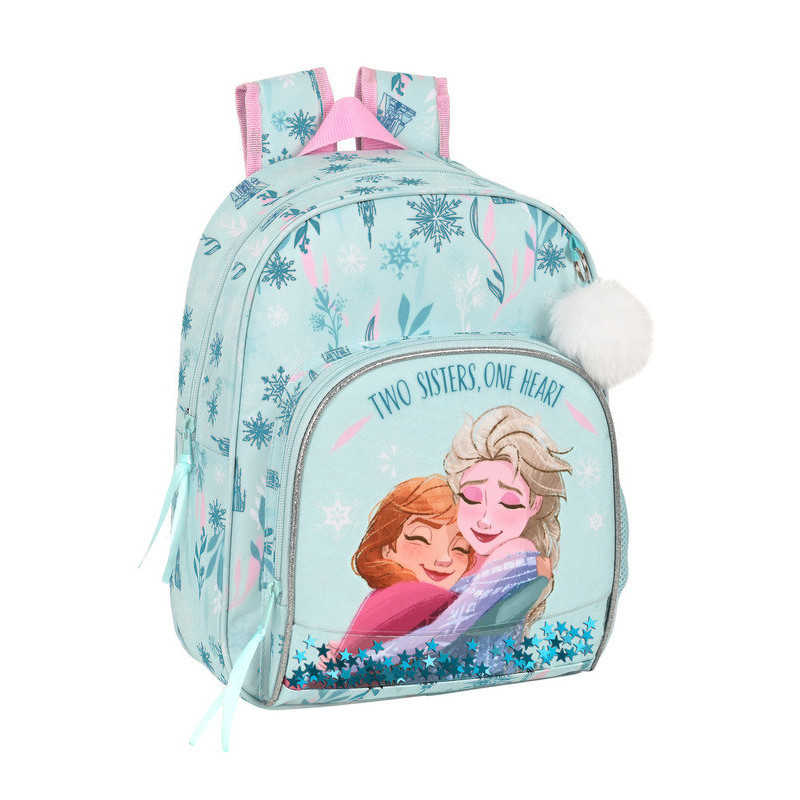 MOCHILA INFANTIL ADAPTABLE FROZEN II "ONE HEART" 612215609 34*28 SAFTA22