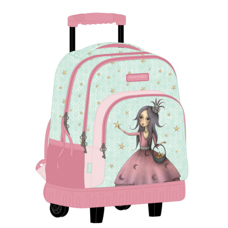 MOCHILA GDE C/RUEDAS COMPACT SANTORO™’S MIRABELLE "ESTELLA" 612213818 45*32 SAFTA22