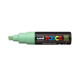 MARCADOR UNI-BALL POSCA PC-8K BISEL GRUESO 8MM VERDE CLARO (5)