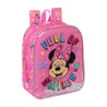 MOCHILA GUARDERIA ADAPTABLE MINNIE MOUSE "LUCKY" 612212232 27*22 SAFTA22