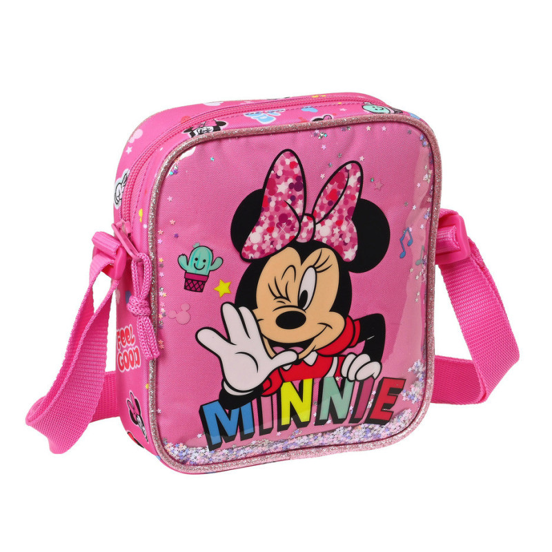 BOLSITO BANDOLERA MINNIE MOUSE "LUCKY" 612212222 18*16 SAFTA22