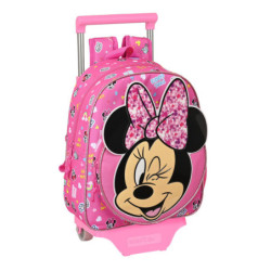 MOCHILA 609+CARRO 705 MINNIE MOUSE "LUCKY" 612212020 34*28 SAFTA22