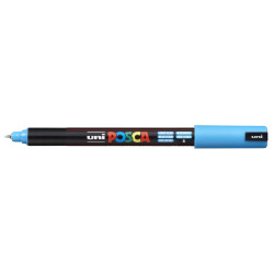 MARCADOR UNI-BALL POSCA PC-1MR PUNTA EXTRA FINA 0,7MM AZUL CLARO (8)