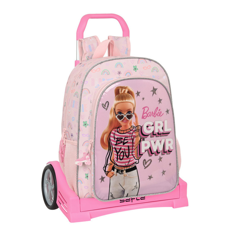 MOCHILA 180+CARRO EVOLUTION BARBIE "SWEET" 612210860 42*33 SAFTA22