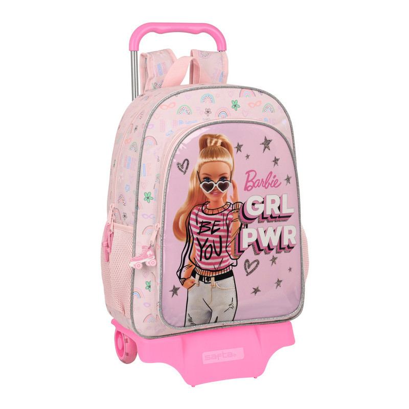 MOCHILA 180+CARRO 905 BARBIE "SWEET" 612210160 42*33 SAFTA22