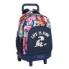 MOCHILA GDE C/RUEDAS COMPACT EXTRAIBLE EL NIÑO "LIFE IS FUN" 612207918 45*33 SAFTA22