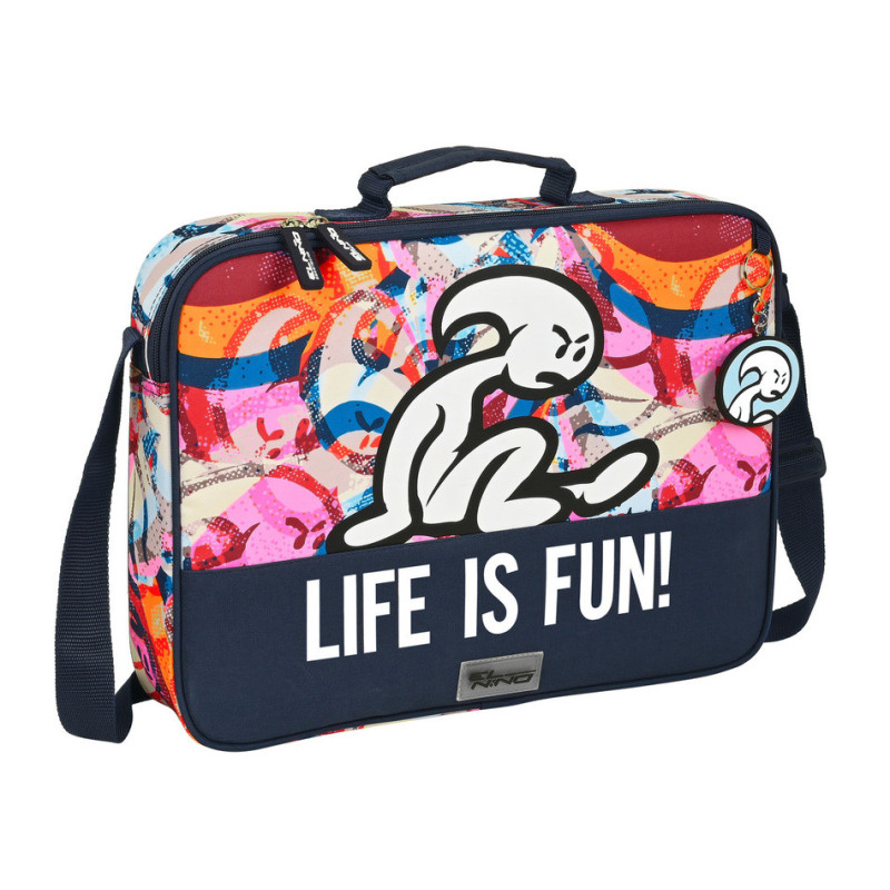 BANDOLERA EXTRAESCOLARES EL NIÑO "LIFE IS FUN" 612207385 28*38 SAFTA22