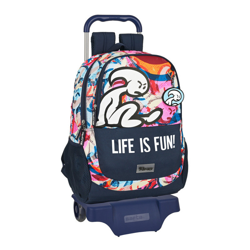 MOCHILA 665+CARRO 905 EL NIÑO "LIFE IS FUN" 612207313 44*32 SAFTA22