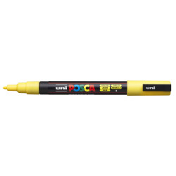 MARCADOR UNI-BALL POSCA PC-3M PUNTA REDONDA 0,9-1,3MM AMARILLO (2)