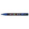 MARCADOR UNI-BALL POSCA PC-3M PUNTA REDONDA 0,9-1,3MM AZUL (33)