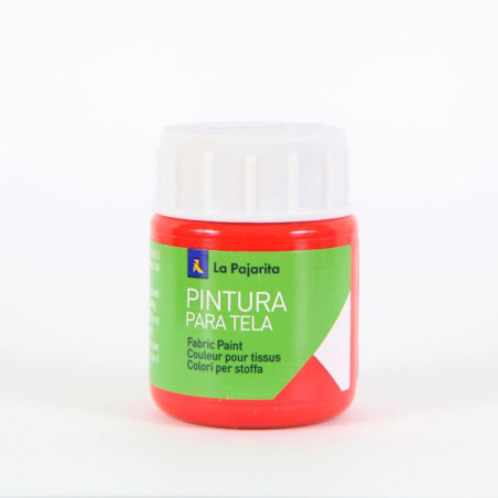 PAJARITA TELA T-06 ESCARLATA LA PAJARITA 113571 25 ML PTE 6U