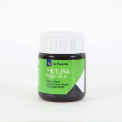 PAJARITA TELA T-02 NEGRO LA PAJARITA 114171 25 ML PTE 6U