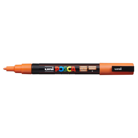 MARCADOR UNI-BALL POSCA PC-3M PUNTA REDONDA 0,9-1,3MM NARANJA (4)