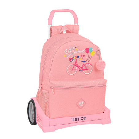 MOCHILA 758+CARRO EVOLUTION GLOWLAB "ENJOY THE RIDE" 612161860 46*30 SAFTA22