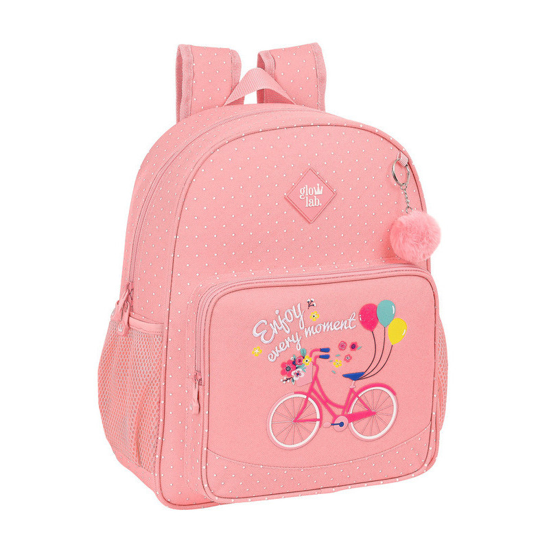 MOCHILA JUNIOR ADAPTABLE GLOWLAB "ENJOY THE RIDE" 612161640 38*32 SAFTA22