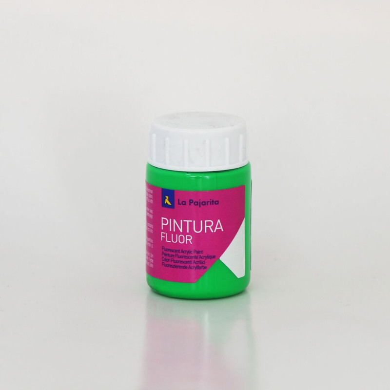 PAJARITA FLUORESCENTE F-06 VERDE CESPED LA PAJARITA 116522 35 ML UNIDAD (6)