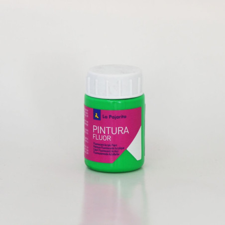 PAJARITA FLUORESCENTE F-06 VERDE CESPED LA PAJARITA 116522 35 ML UNIDAD (6)