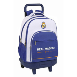 MOCHILA GDE C/RUEDAS COMPACT EXTRAIBLE REAL MADRID 1ª EQUIP. 21/22 612154918 45*33 SAFTA22