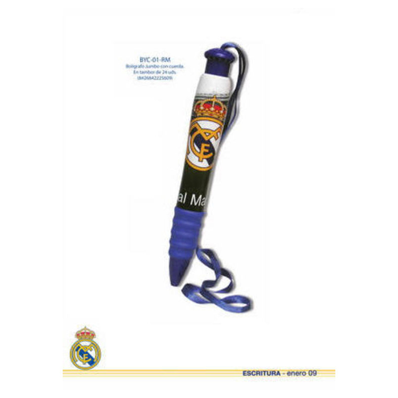 BOLIGRAFO CYP JUMBO REAL MADRID COLGANTE BYC-01-RM ^