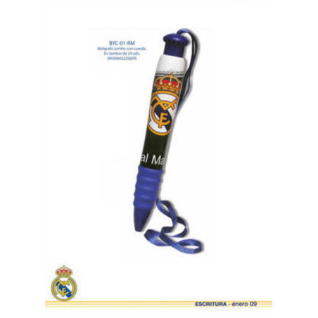 BOLIGRAFO CYP JUMBO REAL MADRID COLGANTE BYC-01-RM ^
