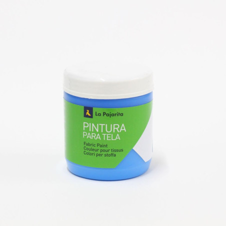 PAJARITA TELA T-07 CYAN LA PAJARITA 118011 250 ML UNIDAD