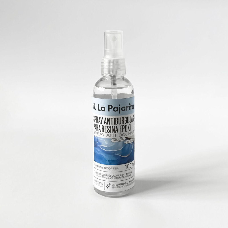 SPRAY ANTIBURBUJAS PARA RESINA EPOXI LA PAJARITA LPA011974 100 ML UNIDAD