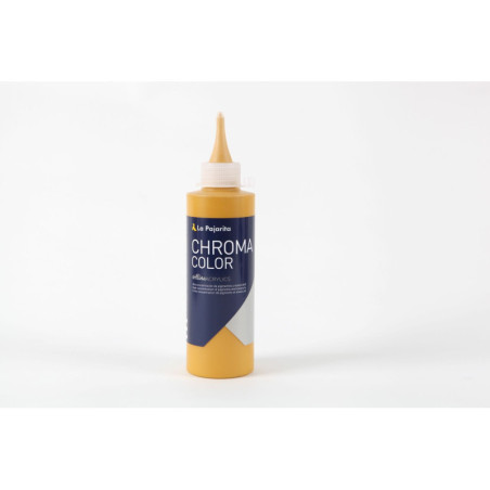 CHROMA COLOR CC-26 AMARILLO OXIDO DE HIERRO LA PAJARITA 120047 200 ML PTE 3U