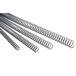 ESPIRAL METALICA 14MM NEGRAS (CJ.100) PASO 5:1 GBC