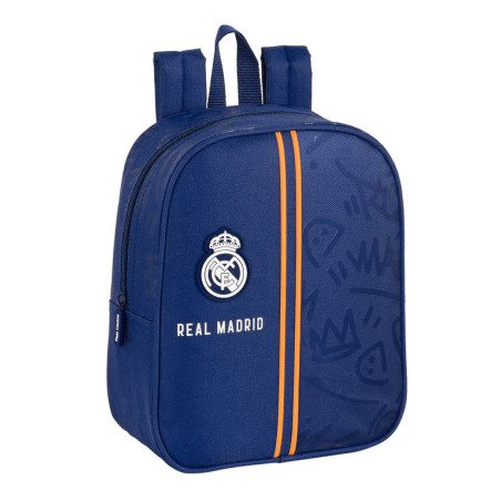 MOCHILA GUARDERIA ADAPTABLE REAL MADRID 2ª EQUIP. 612134232 27*22 SAFTA22