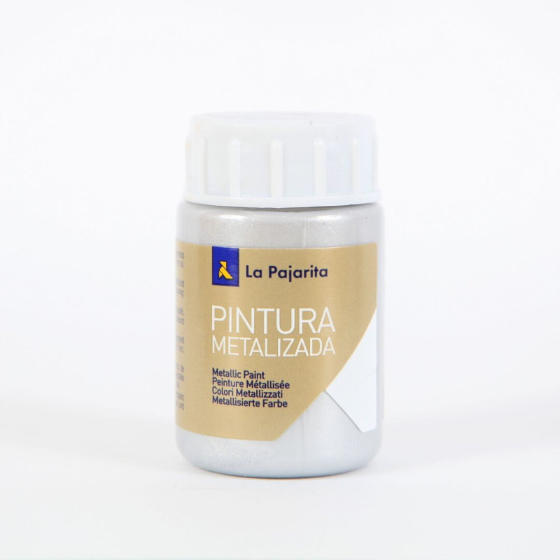 PAJARITA METALIZADA ME-01 PLATA LA PAJARITA 123722 35 ML PTE 6U