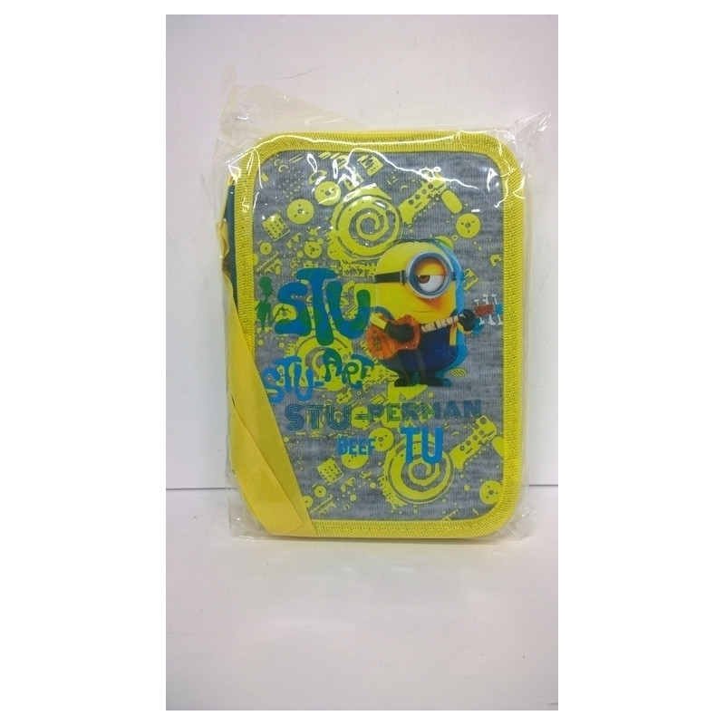 ESTUCHE CREMA CYP MINIONS DOBLE PEQUEÑO EP-121-MN ^