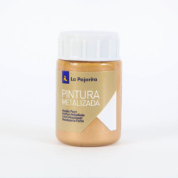 PAJARITA METALIZADA ME-04 ORO DUCADO LA PAJARITA 123822 35 ML PTE 6U