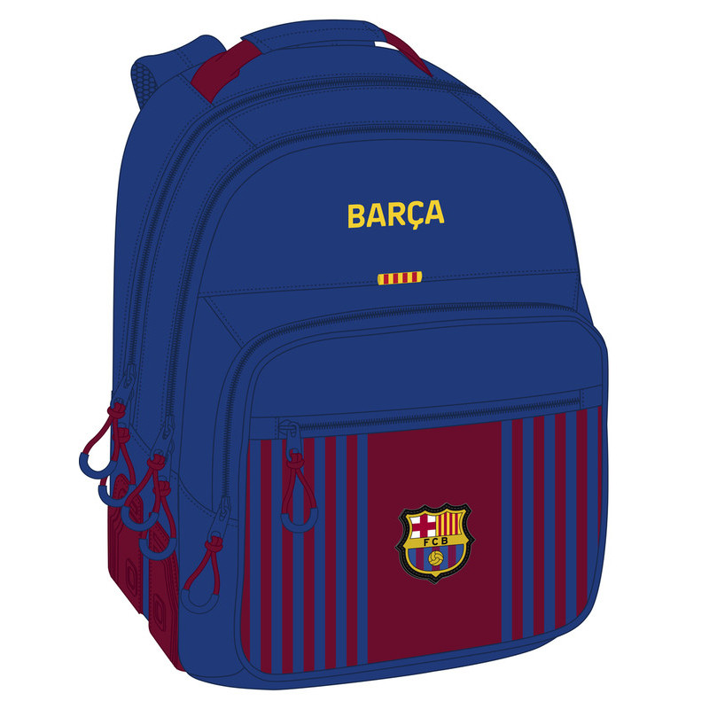MOCHILA DOBLE ADAPT.CARRO F.C.BARCELONA 1ª EQUIP. 21/22 612129773 42*32 SAFTA22