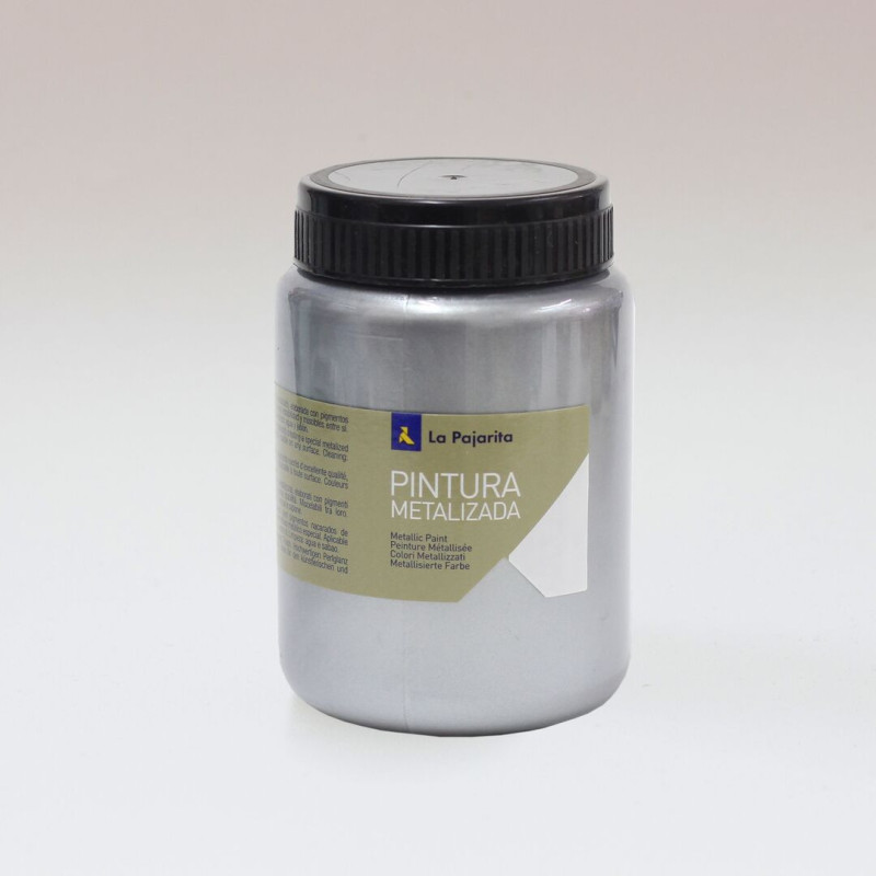 PAJARITA METALIZADA ME-02 GRIS PLOMO LA PAJARITA 128013 375 ML UNIDAD