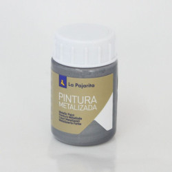 PAJARITA METALIZADA ME-02 GRIS PLOMO LA PAJARITA 128022 35 ML PTE 6U